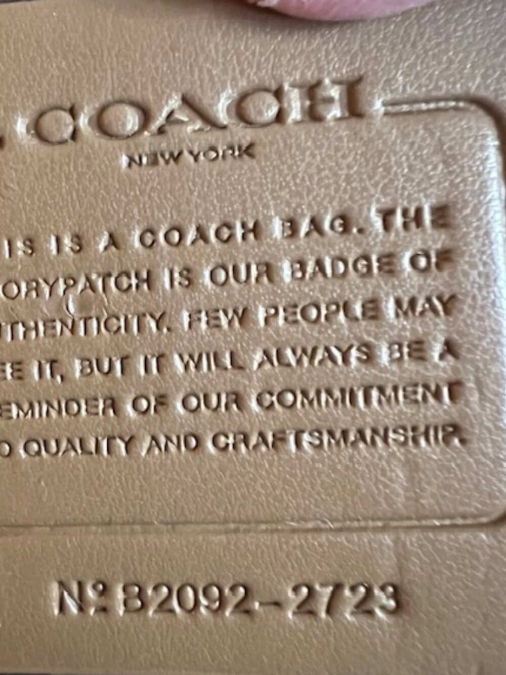 Coach Jade Shoulder Bag in Blocked Signature Canvas/Leather #2723 Lt Khaki/Chalk - Picture 11 of 11